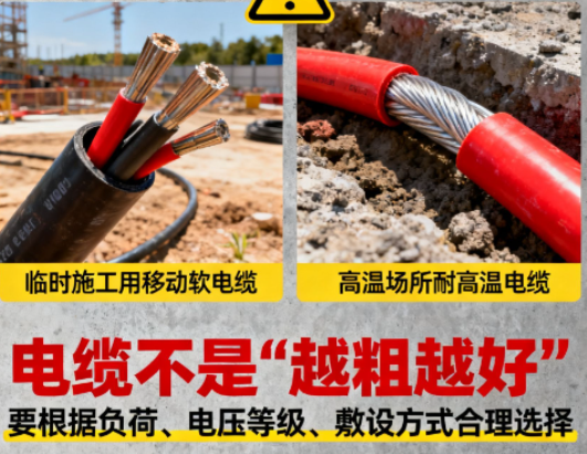 【口碑电缆】工地用电线缆该注意哪些？远离劣质电缆的隐患